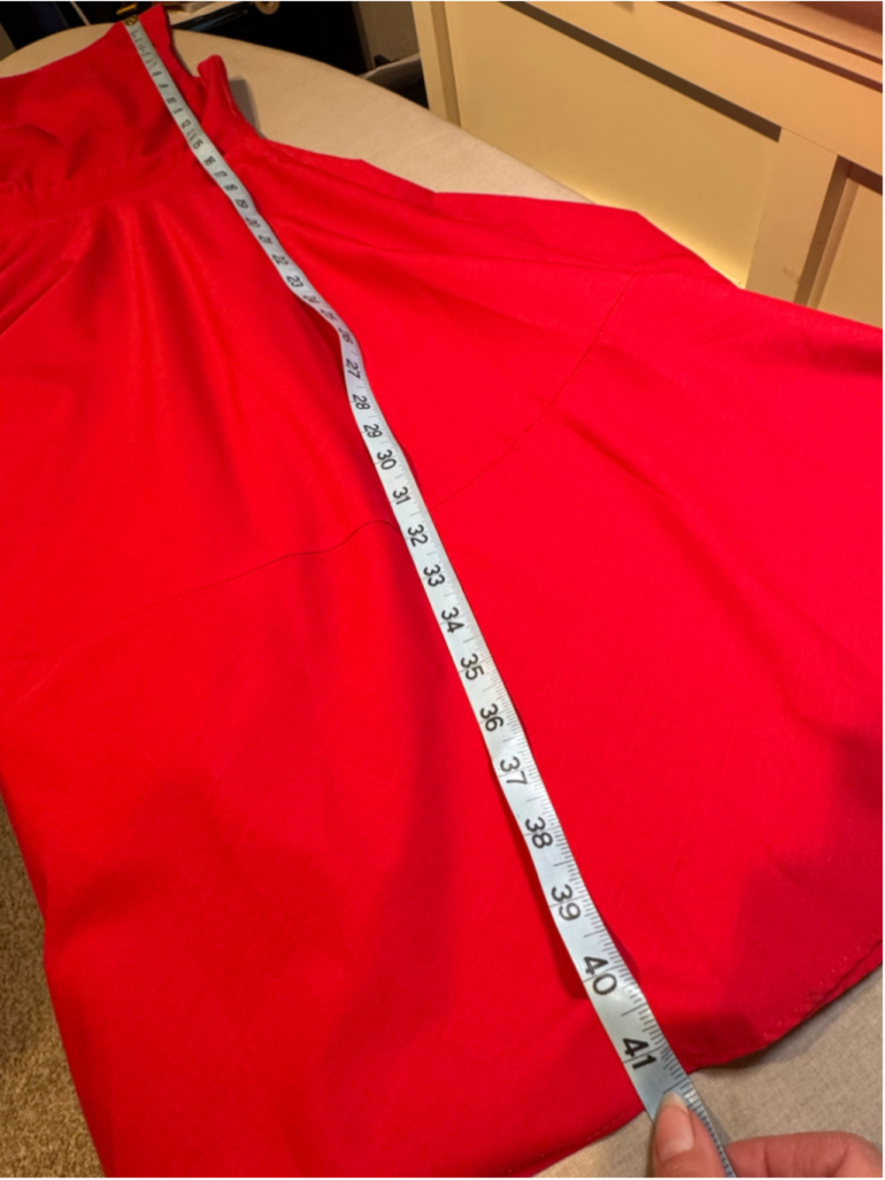 Women's elorie Red Sleeveless Midi Open Tie Back Dress Size 4 - Picture 11 of 11